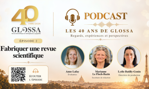 Épisode 2_40 ans de Glossa Épisode 2_40 ans de Glossa